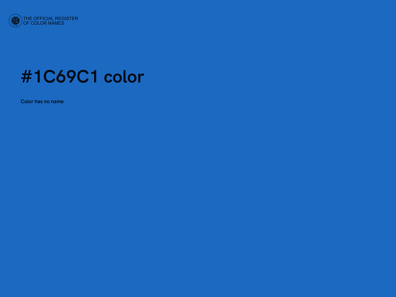 #1C69C1 color image