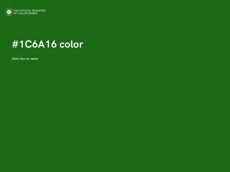 #1C6A16 color image