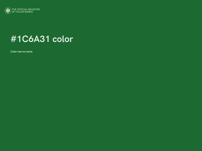 #1C6A31 color image