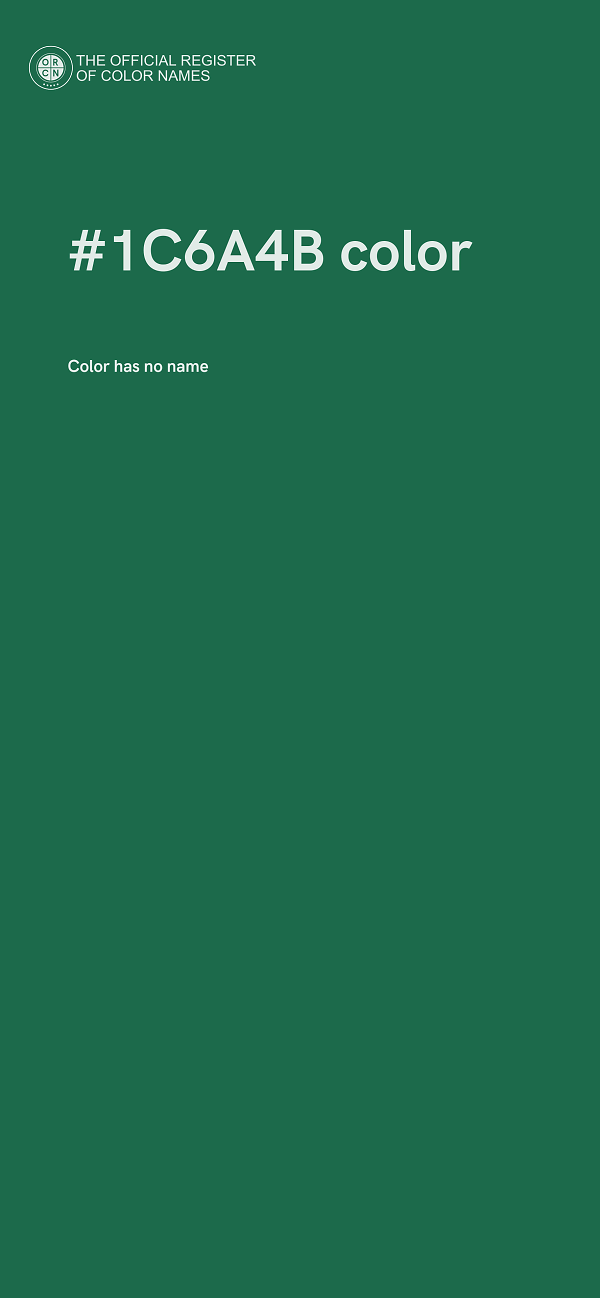 #1C6A4B color image