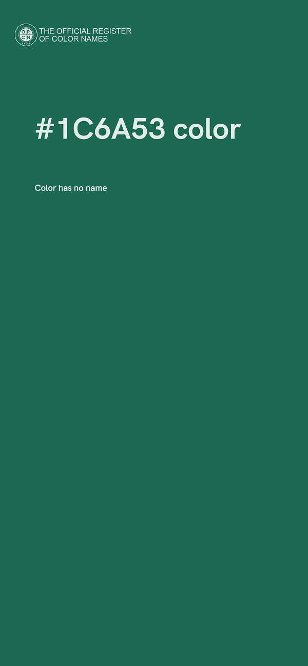 #1C6A53 color image