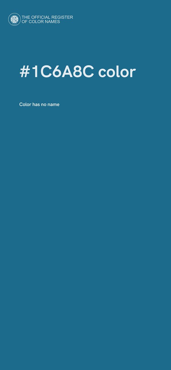 #1C6A8C color image