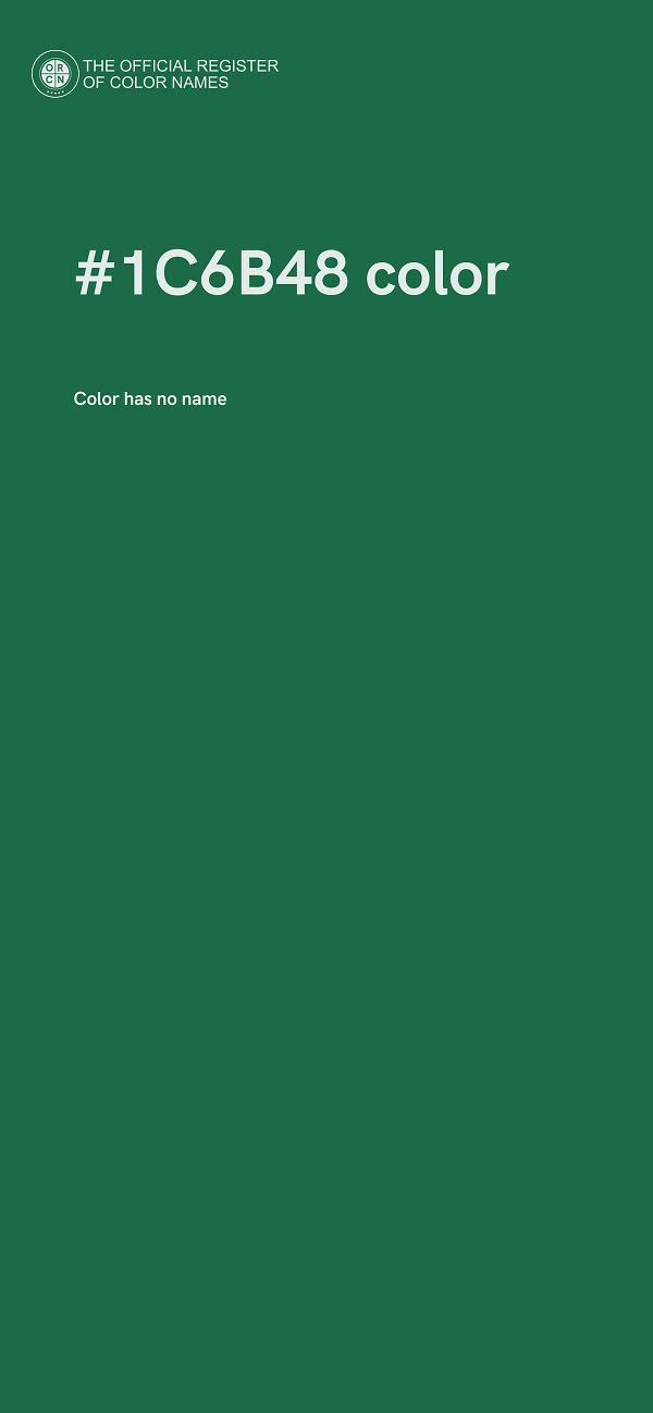 #1C6B48 color image