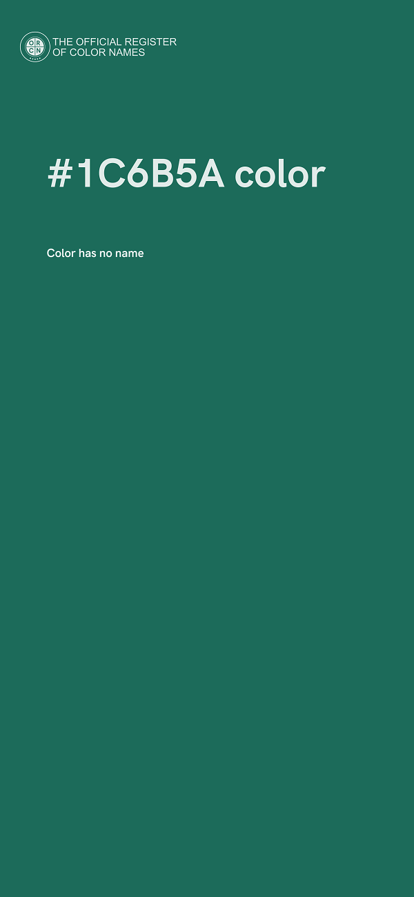 #1C6B5A color image