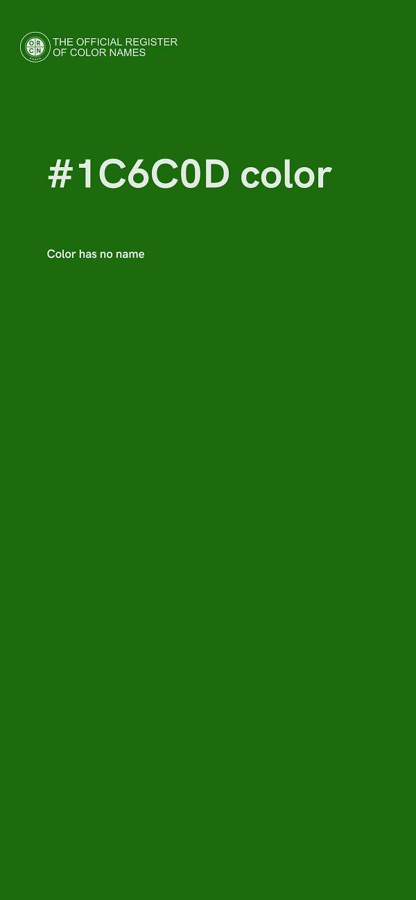 #1C6C0D color image