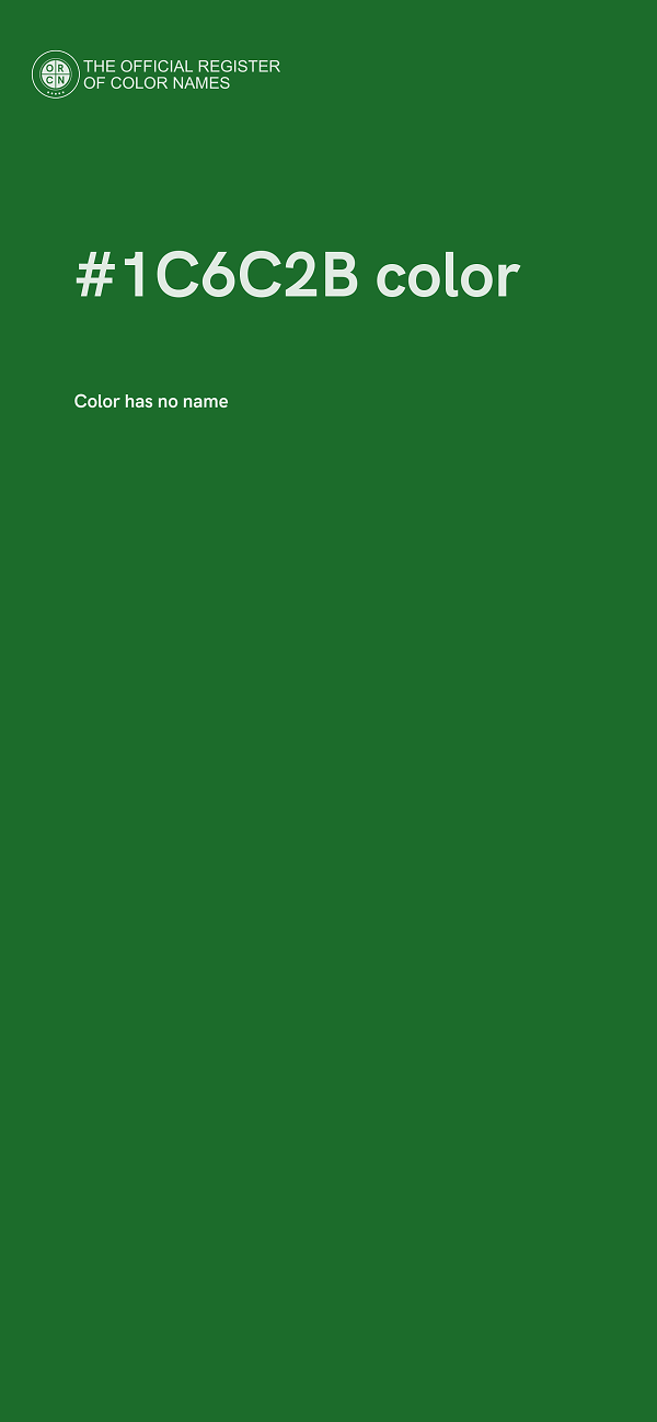 #1C6C2B color image
