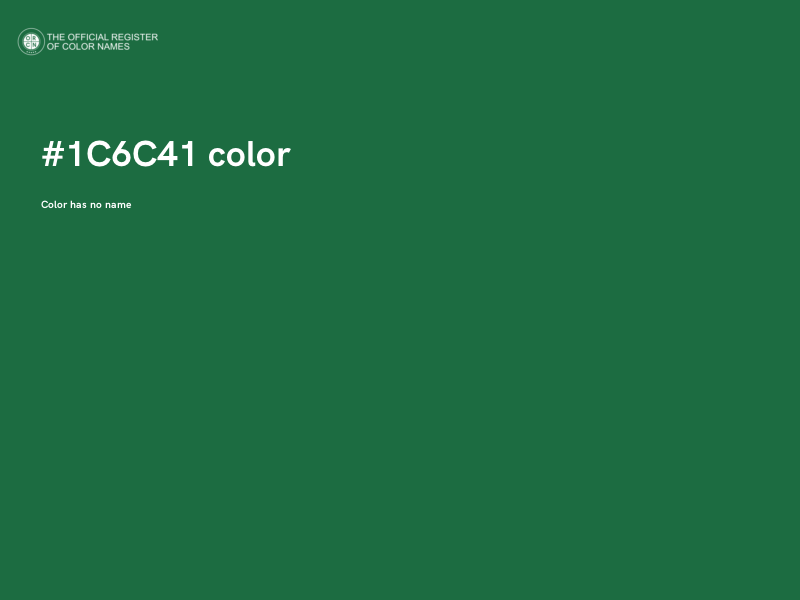 #1C6C41 color image
