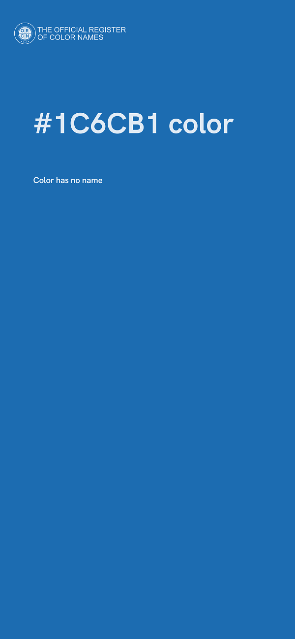 #1C6CB1 color image