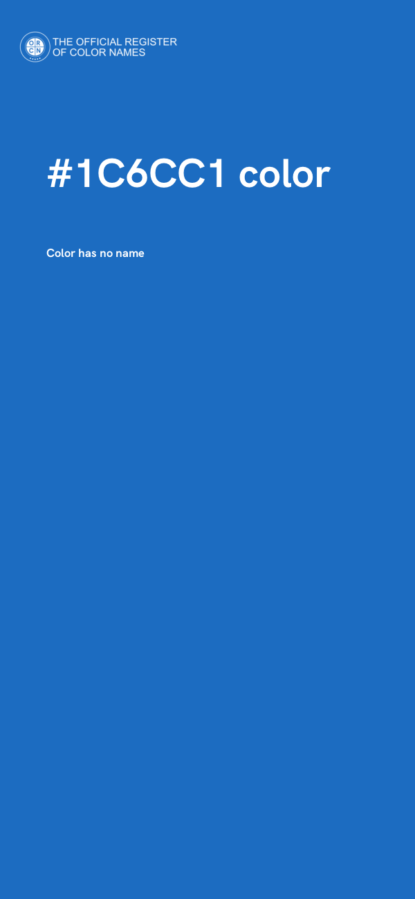 #1C6CC1 color image