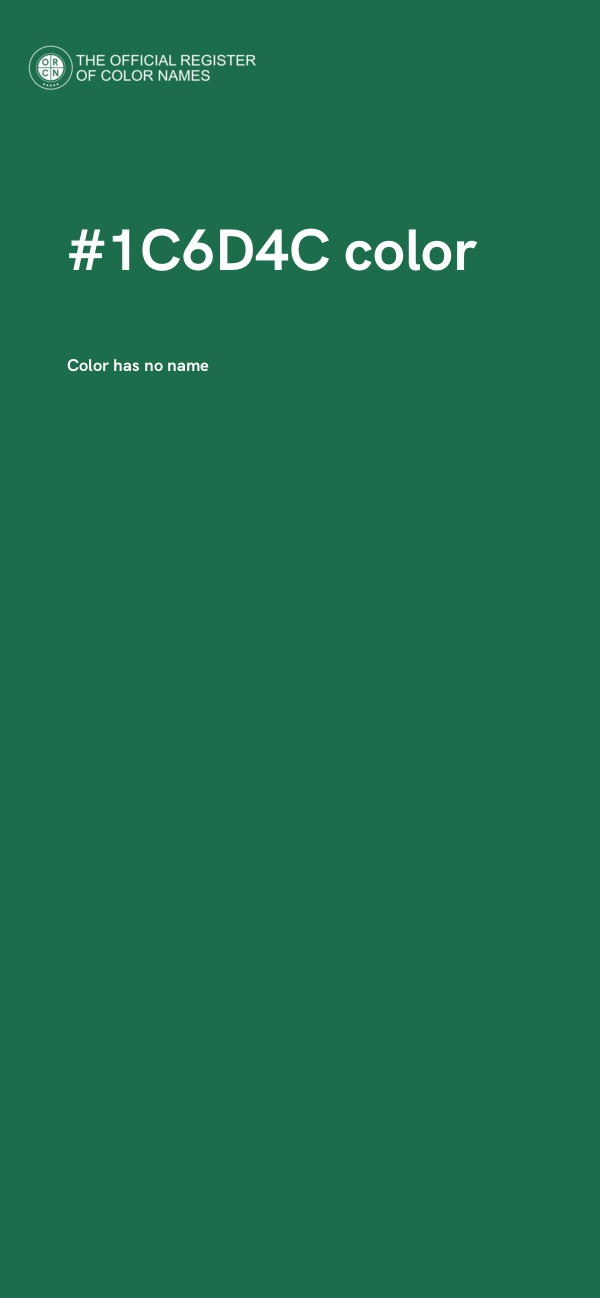 #1C6D4C color image