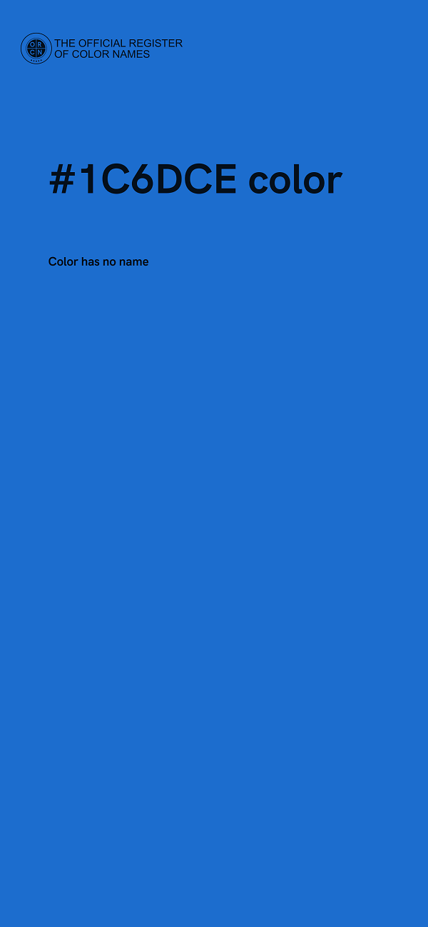 #1C6DCE color image