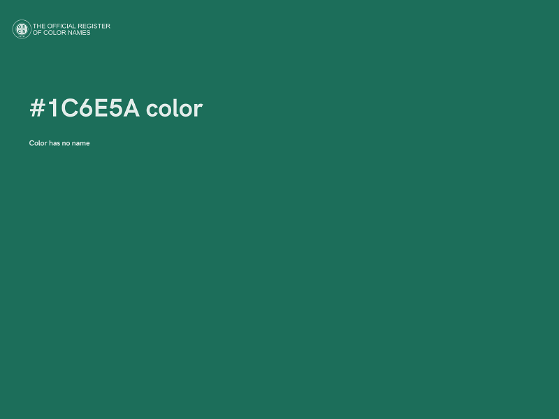 #1C6E5A color image