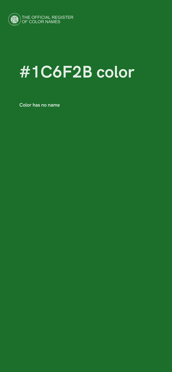 #1C6F2B color image