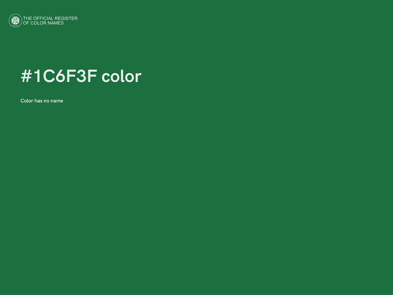 #1C6F3F color image