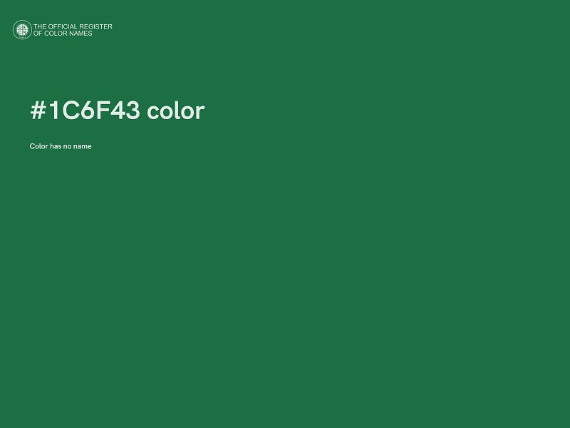 #1C6F43 color image