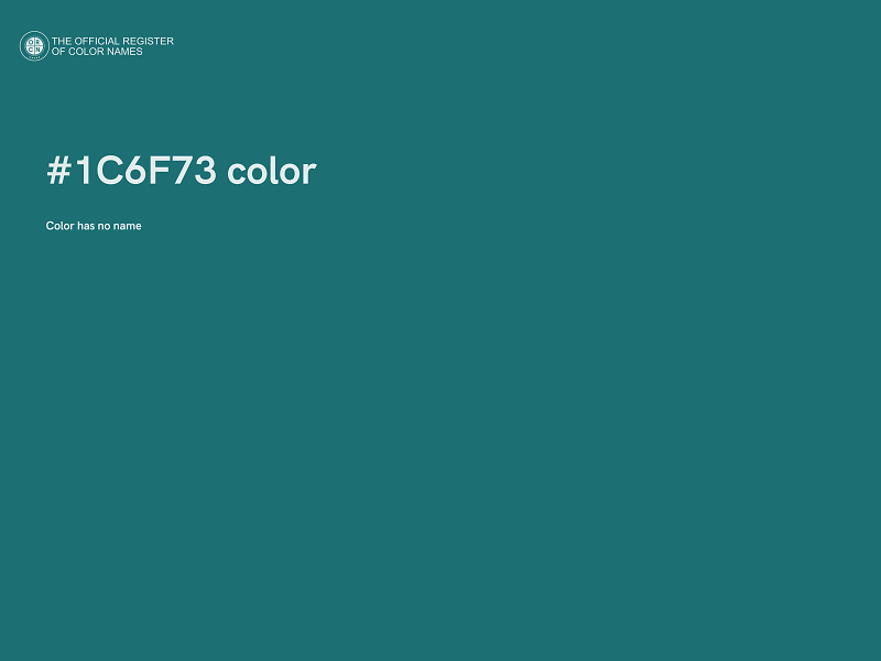 #1C6F73 color image