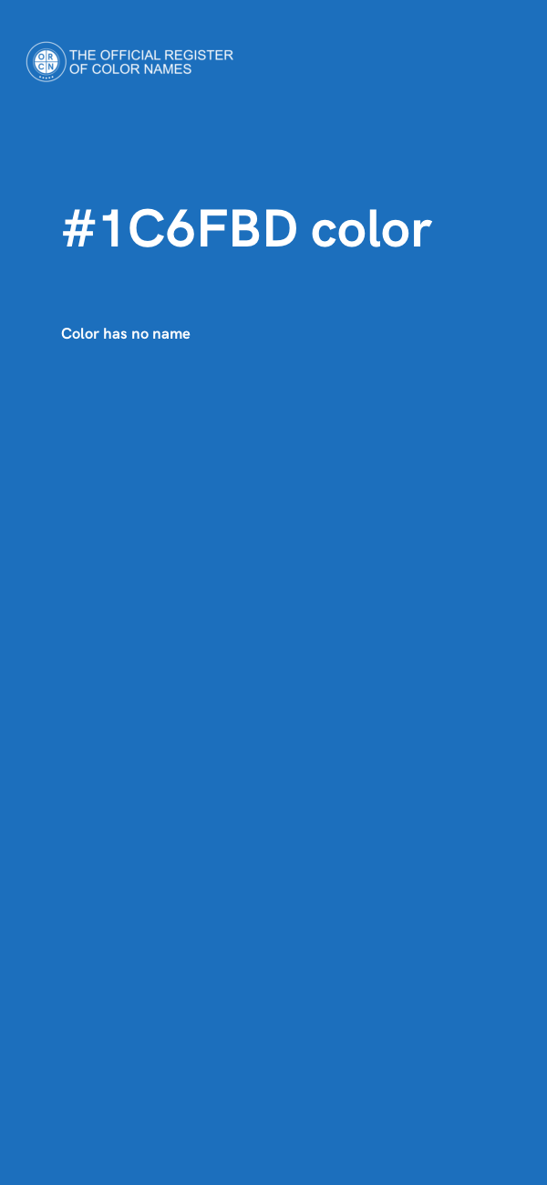 #1C6FBD color image