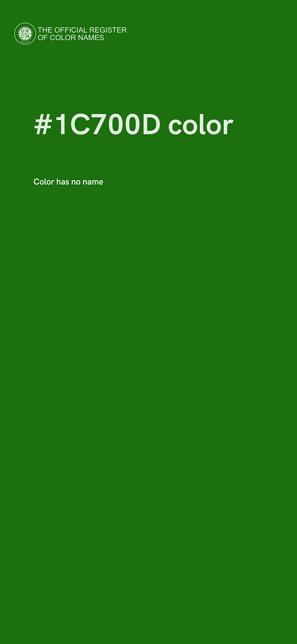 #1C700D color image
