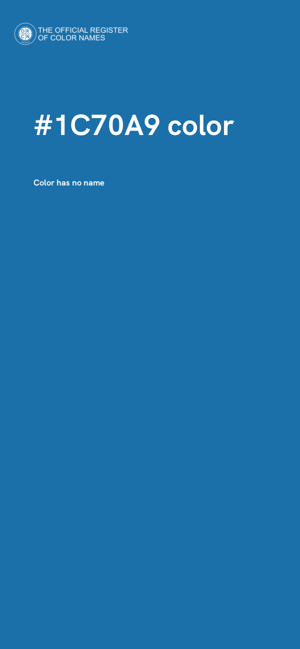 #1C70A9 color image