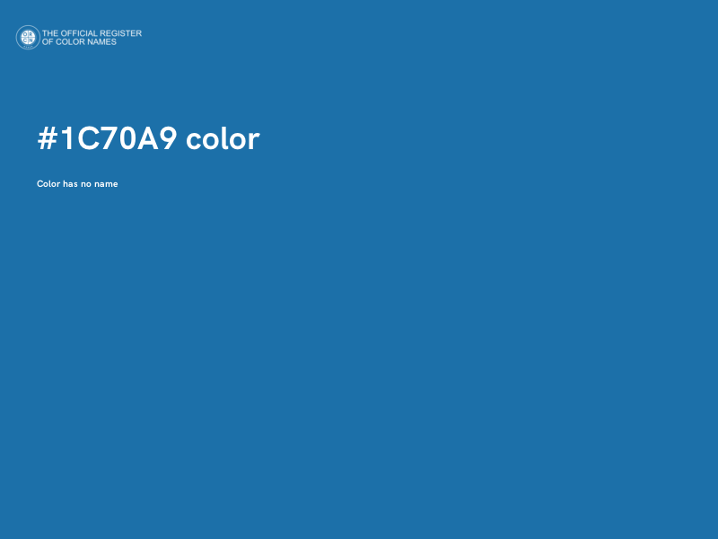 #1C70A9 color image