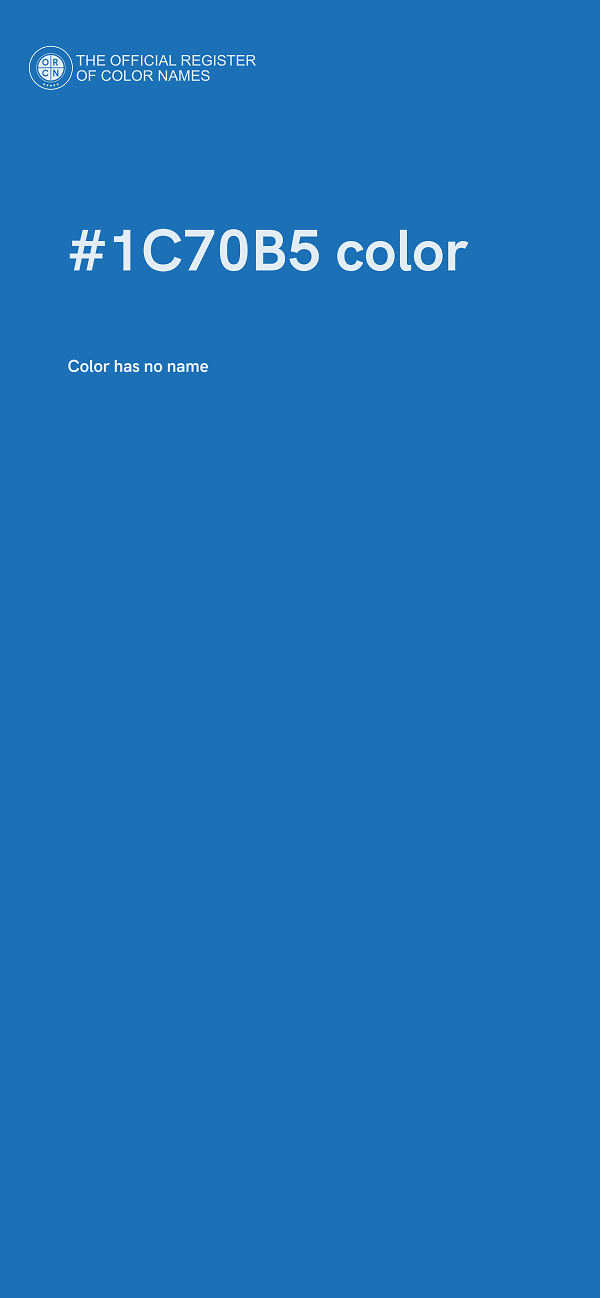 #1C70B5 color image