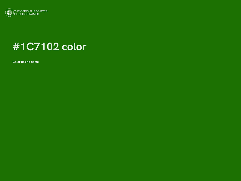 #1C7102 color image