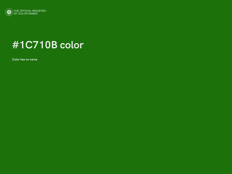 #1C710B color image