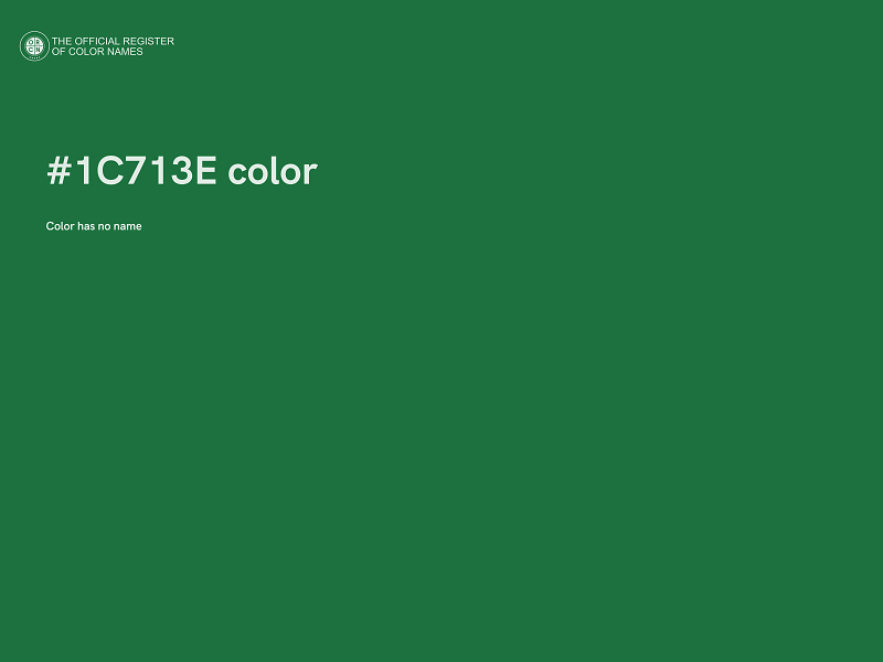 #1C713E color image