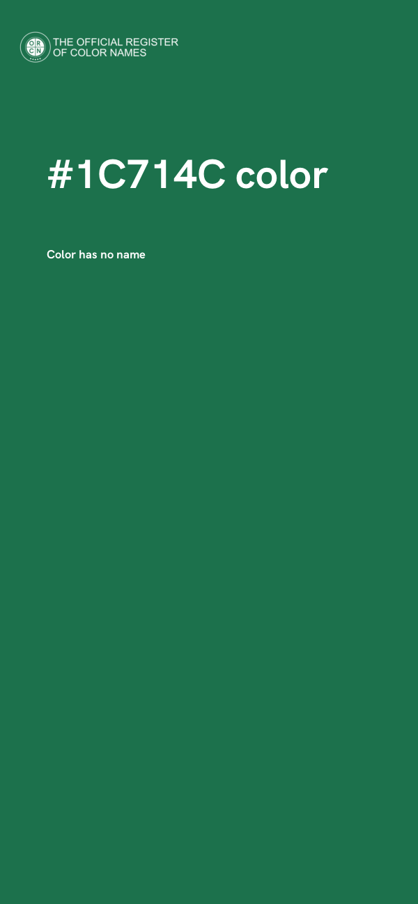 #1C714C color image