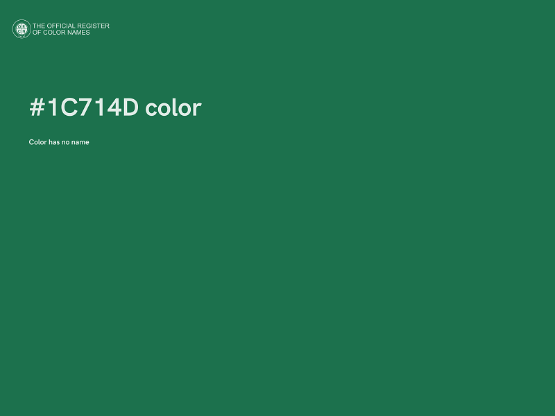 #1C714D color image