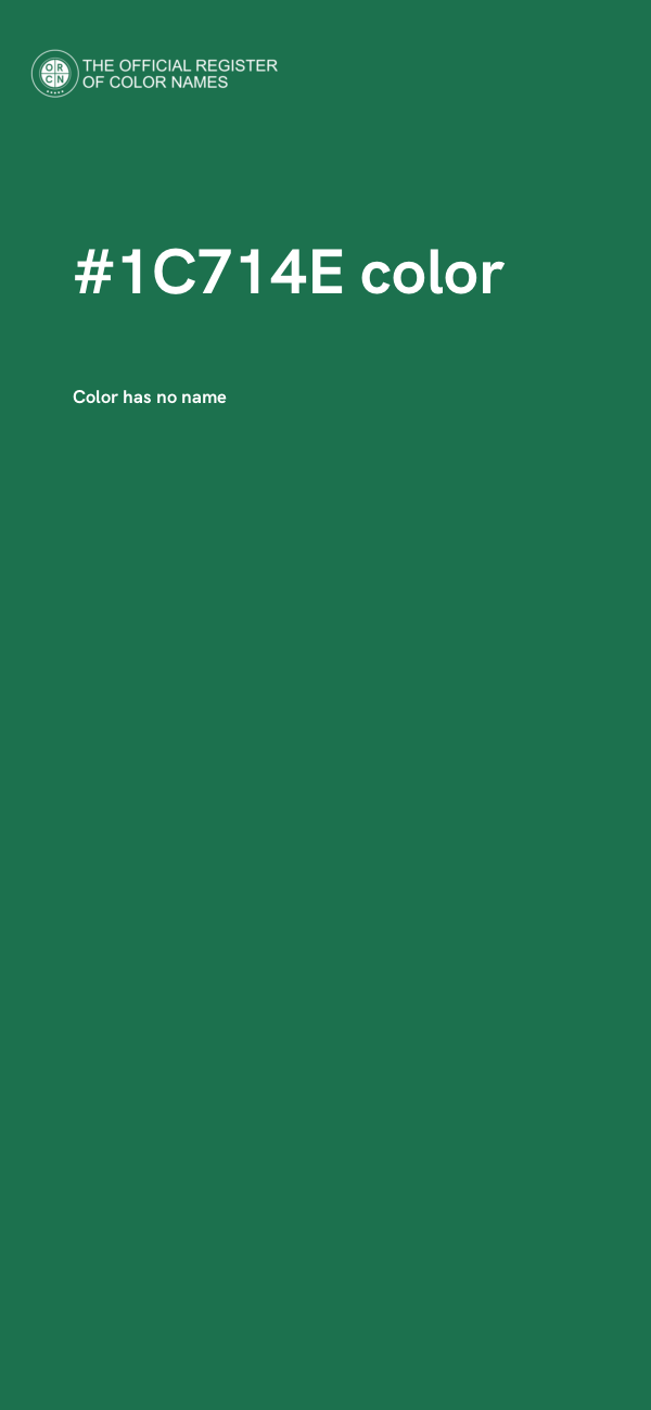 #1C714E color image