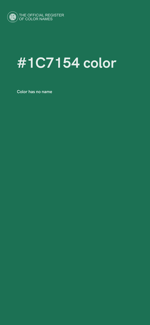 #1C7154 color image