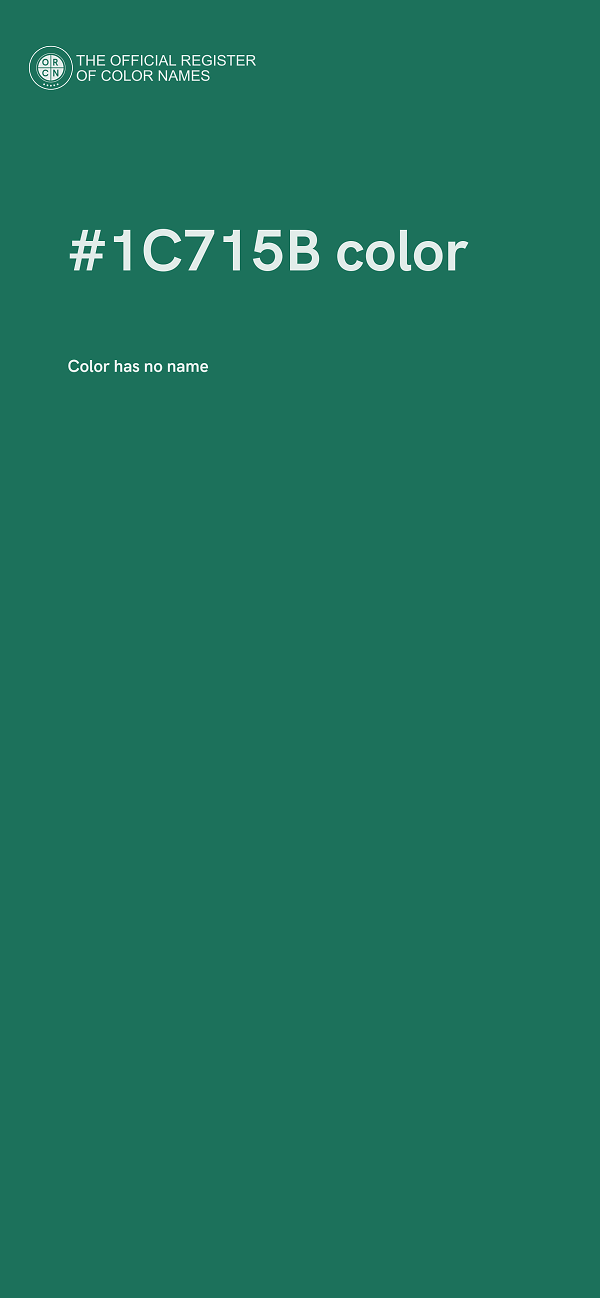 #1C715B color image