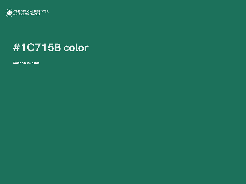 #1C715B color image