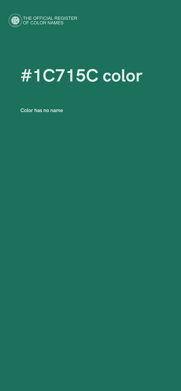 #1C715C color image