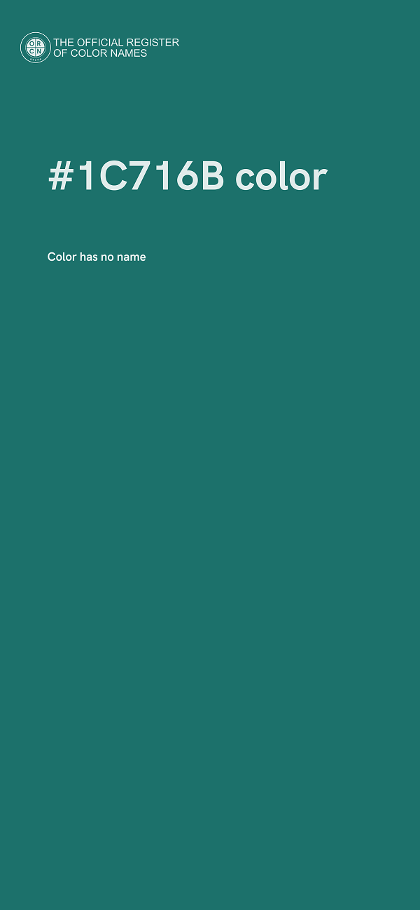 #1C716B color image