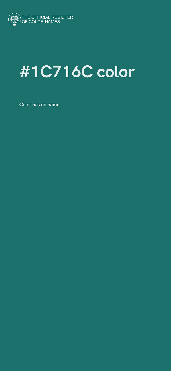 #1C716C color image