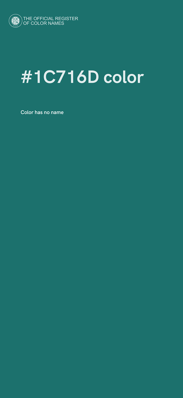 #1C716D color image