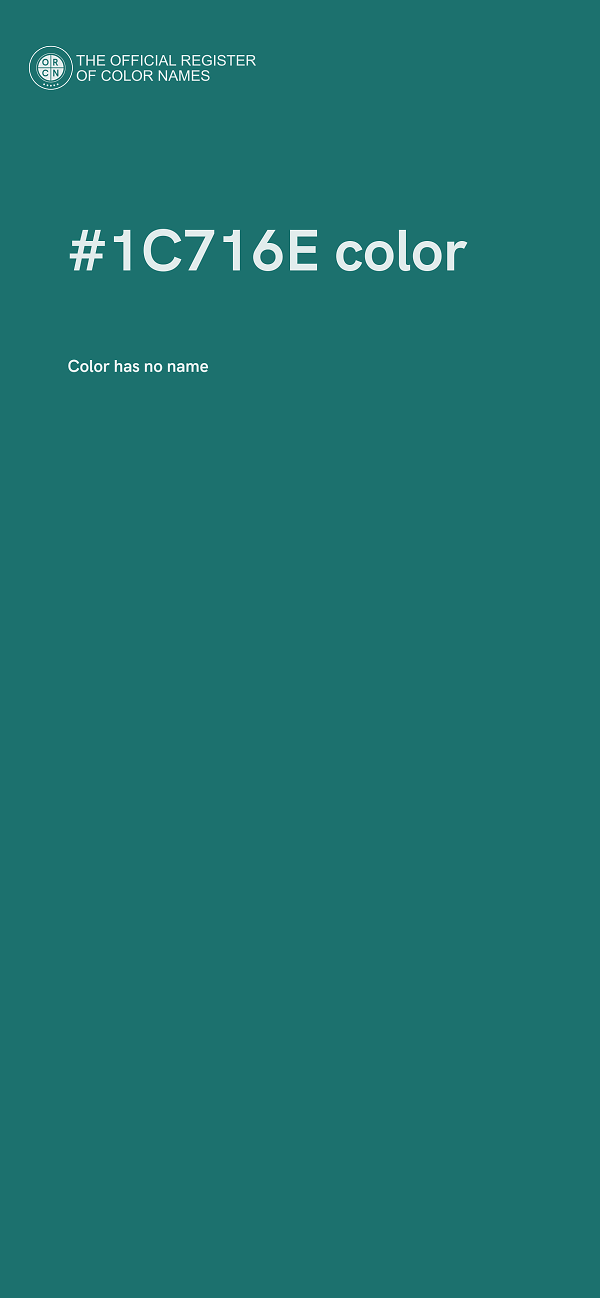 #1C716E color image