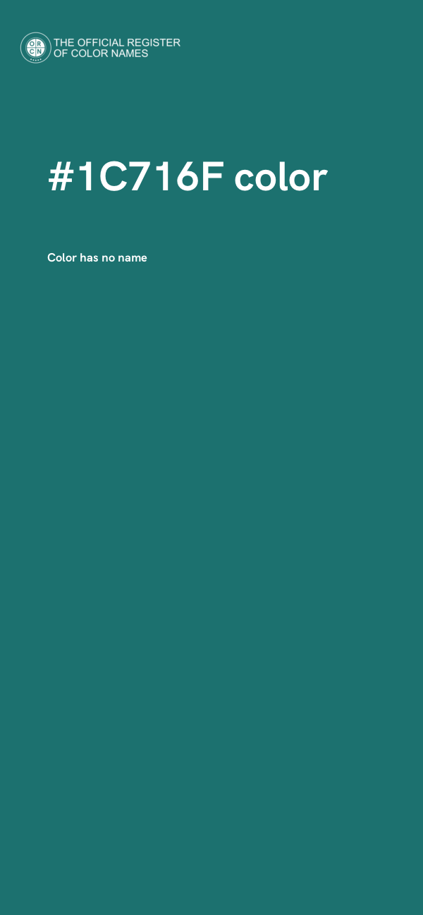 #1C716F color image