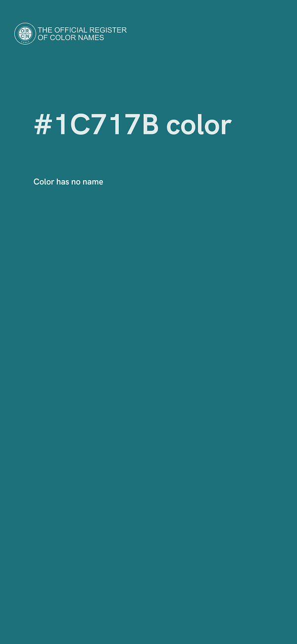#1C717B color image