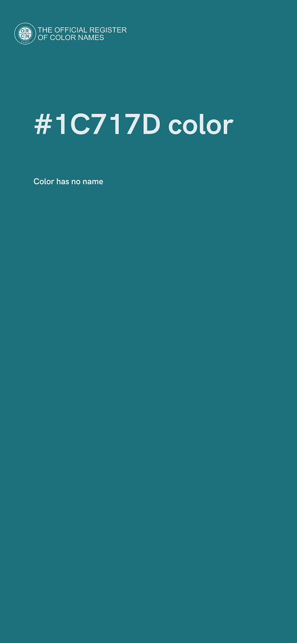 #1C717D color image