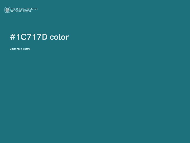 #1C717D color image