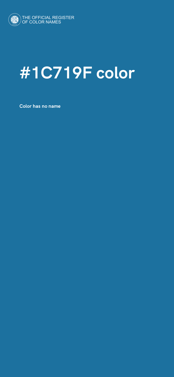 #1C719F color image