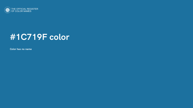 #1C719F color image