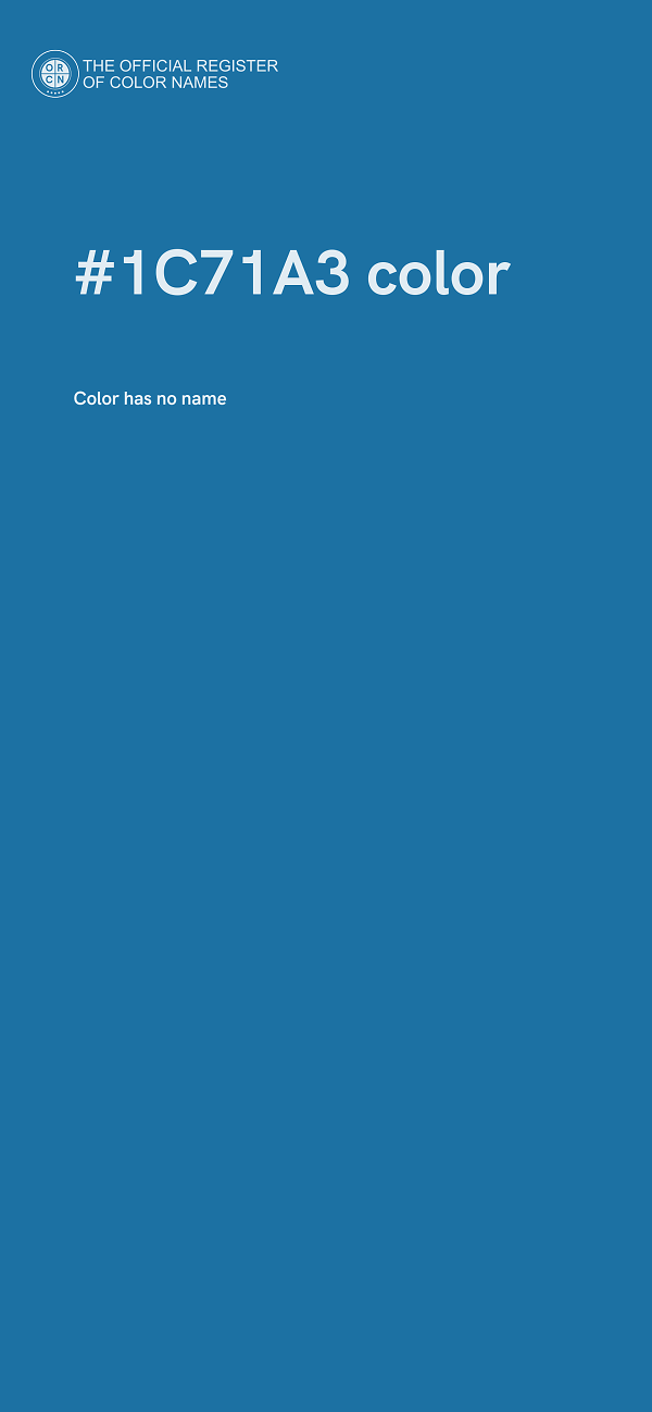 #1C71A3 color image