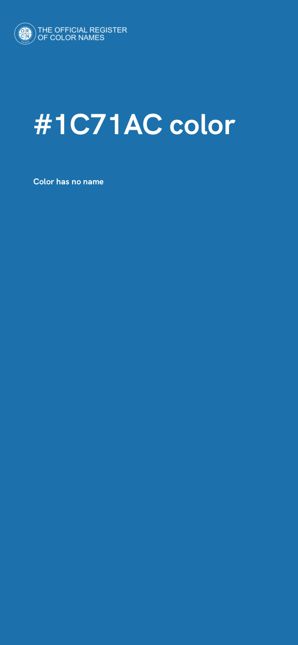 #1C71AC color image