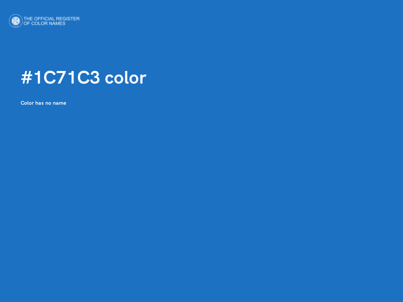#1C71C3 color image