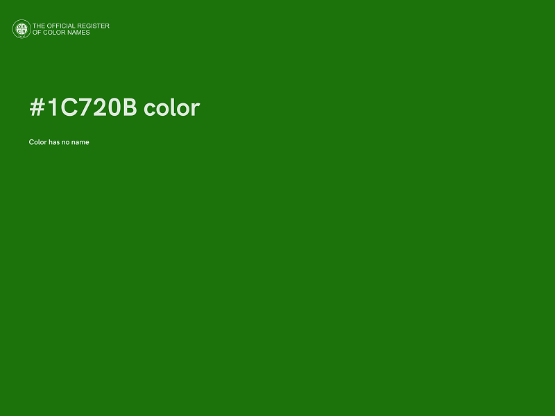 #1C720B color image