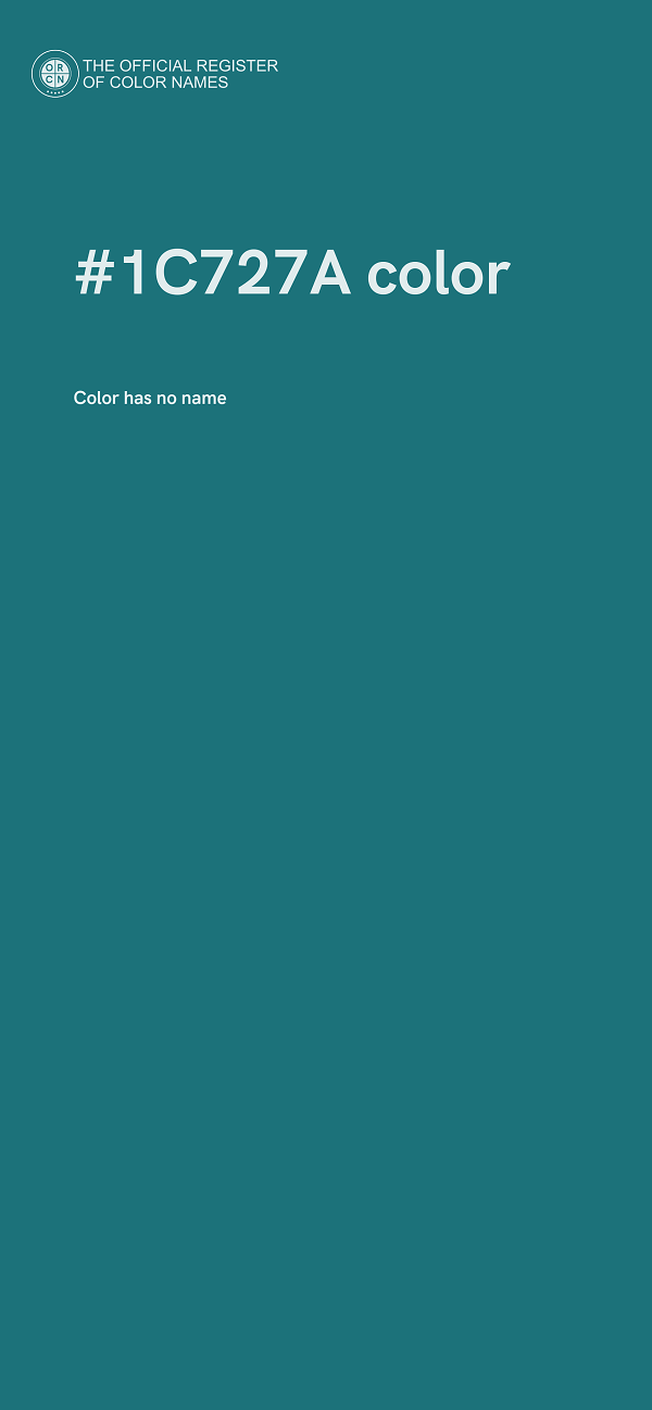 #1C727A color image